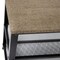 Flash Furniture Easton 3-Tier Wooden Entryway Bench, Mesh Shoe Storage Shelves, Weathered Wood, Black Metal Frame HGWA-BCH-MTL-3T-WEATH-GG - alternate 4